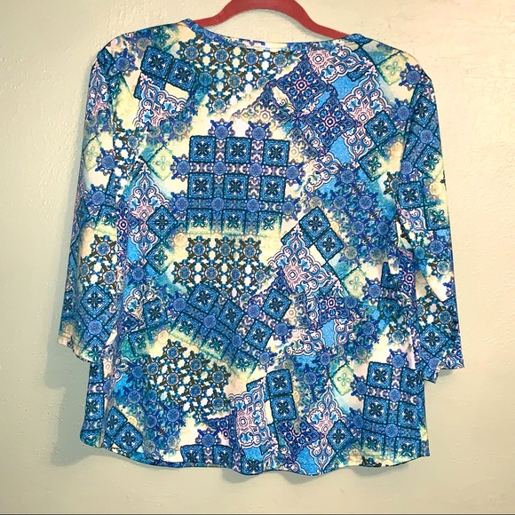 Vintage 90s Bon Worth top - Picture 2 of 5